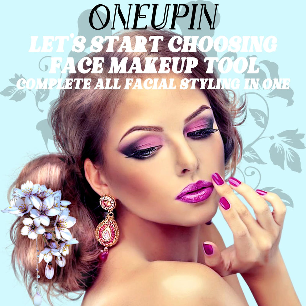 ONEUPIN kit maquillage compact idéal pour sac à main et voyages