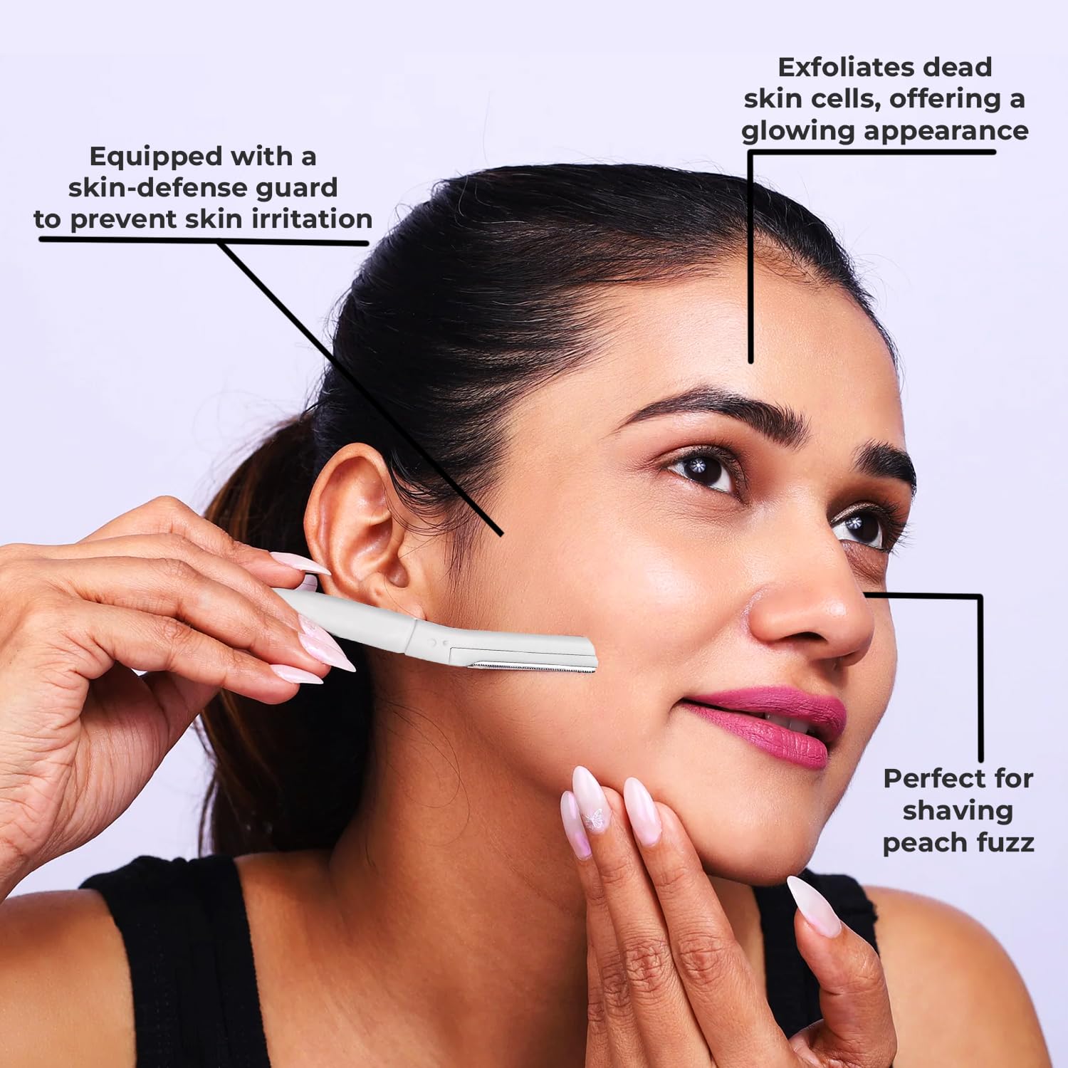 Pack Ongle Visage Precision trois pièces prêt à l’emploi.