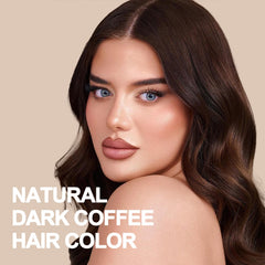 Teinte naturelle brun café du shampooing colorant Onilyua