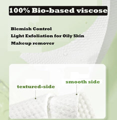 Onluckdeer viscose bio 90 gsm essuie-visage; douceur premium pour le visage.