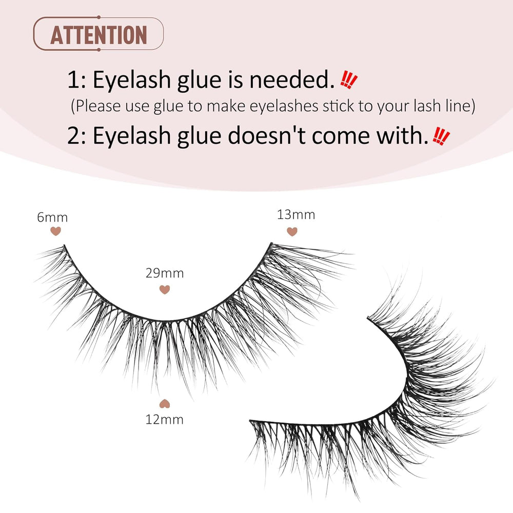 Onlyall bande-cils-ultra-fin: montage leger et naturel.