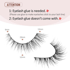 Onlyall bande-cils-ultra-fin: montage leger et naturel.