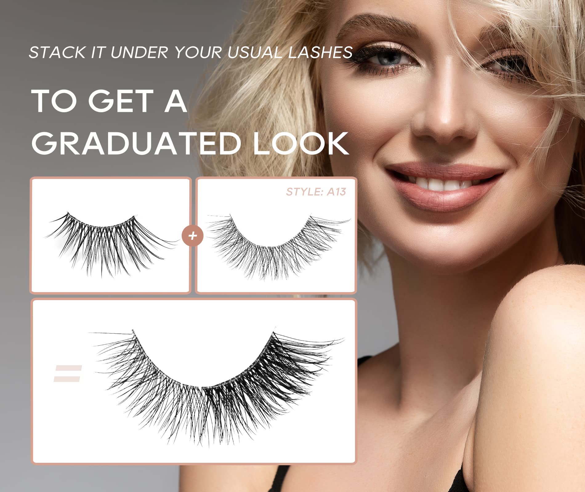 Onlyall cils adaptés à toutes les formes d’yeux