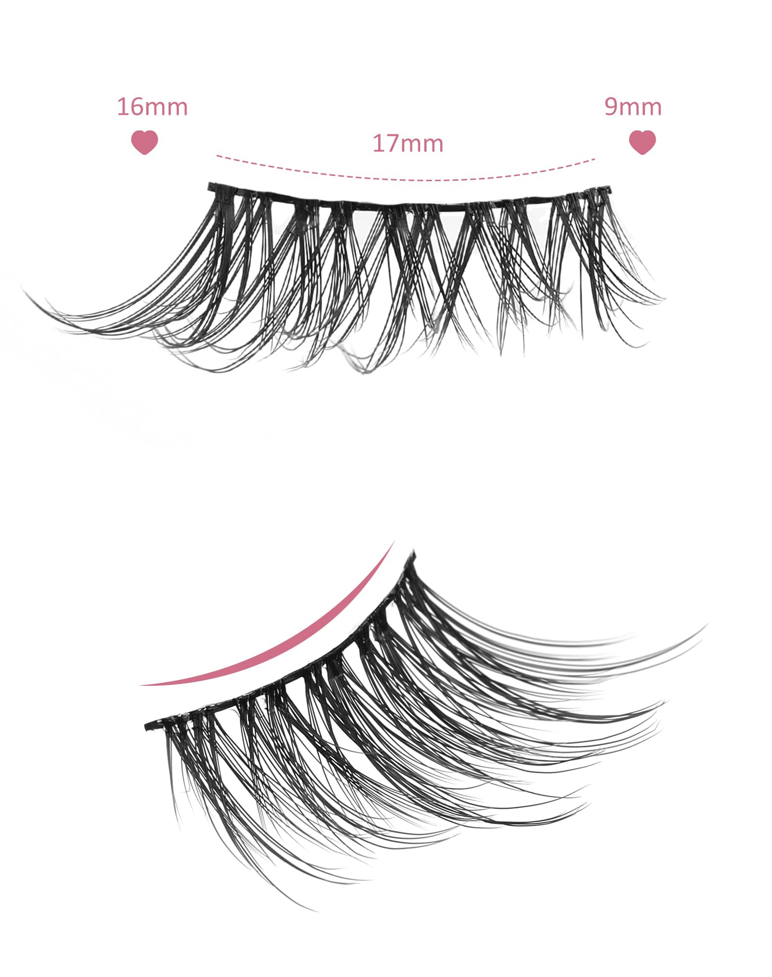 Onlyall cils effilés à l'extrémité pour un regard dégagé