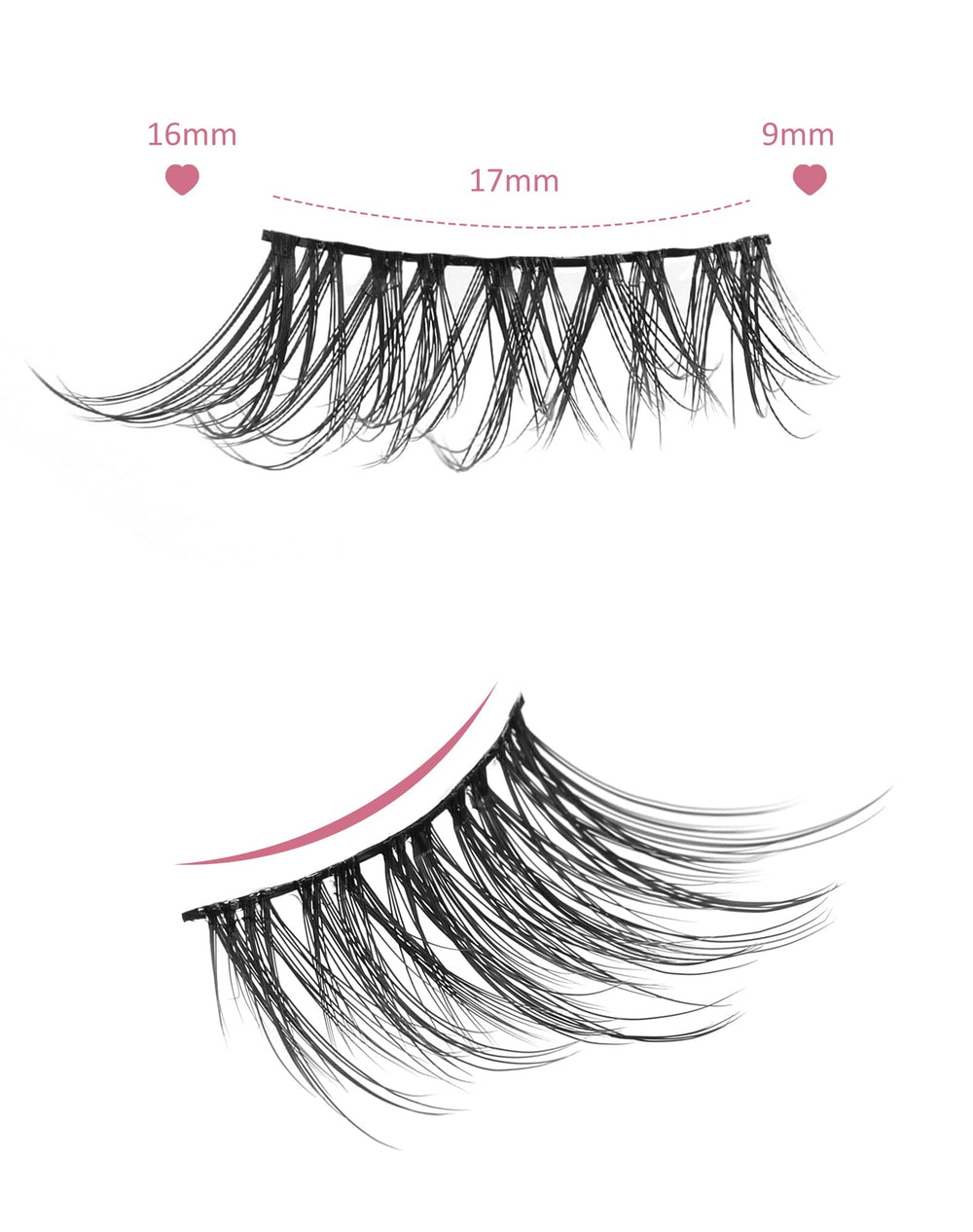 Onlyall cils effilés à l'extrémité pour un regard dégagé
