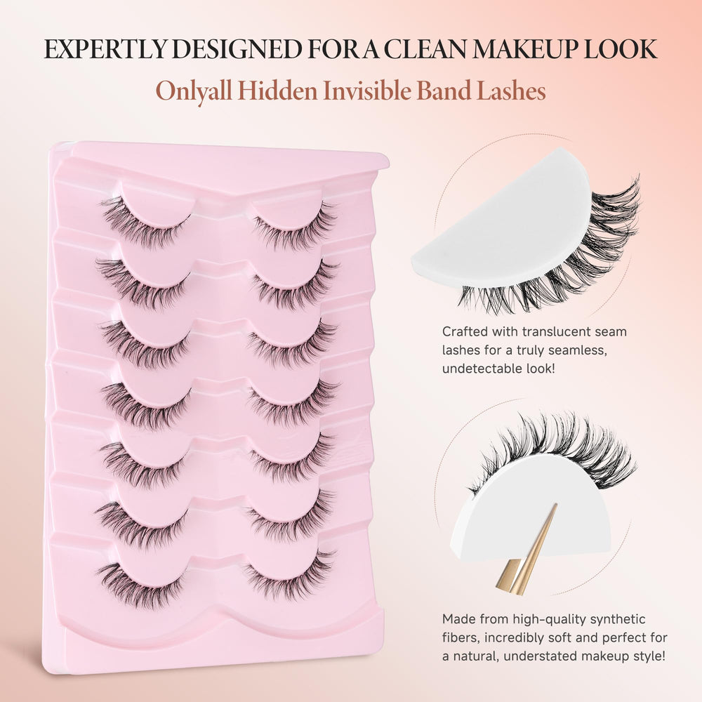 Onlyall Cils Naturels: look naturel qui met en valeur le regard sans effort.