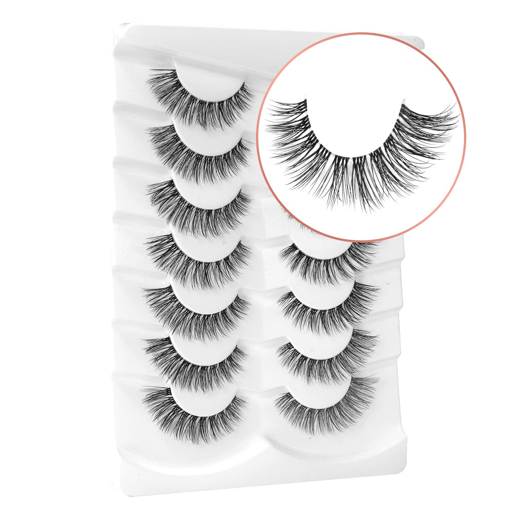 Onlyall cils mink naturels avec bande fine pour un regard discret et naturel.
