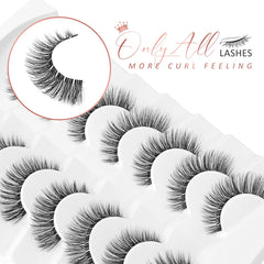 Onlyall cils mink naturels parfaits pour le quotidien, le travail, les événements.