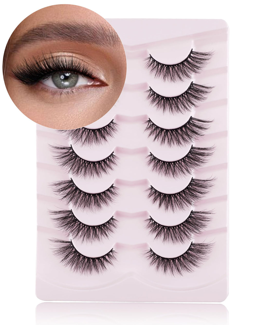 Onlyall cils mink oeil-de-chat, regard naturel et élégant pour toutes les occasions.