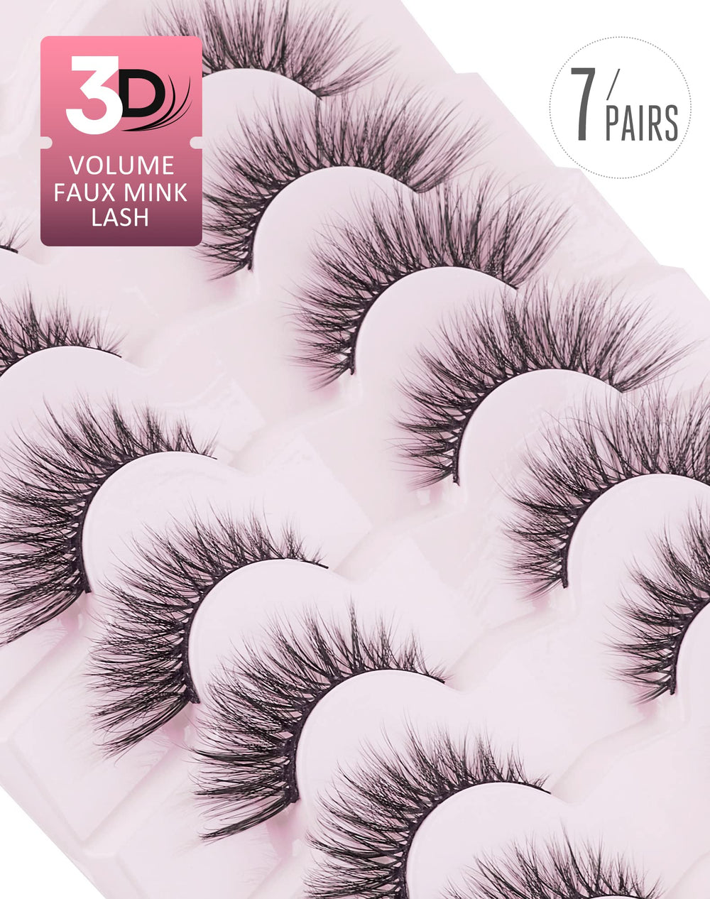 Onlyall cils mink oeil-de-chat, tenue qui s'adapte à toutes les formes d’yeux.