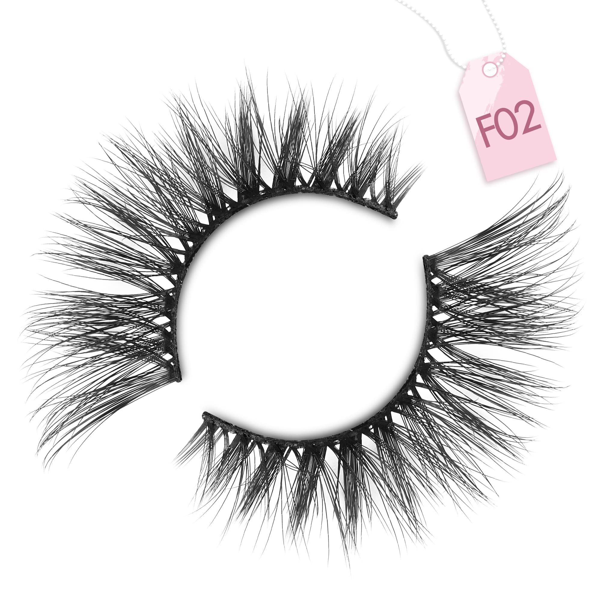 Onlyall cils mink oeil-de-chat, poids plume pour le confort tout au long de la journée.