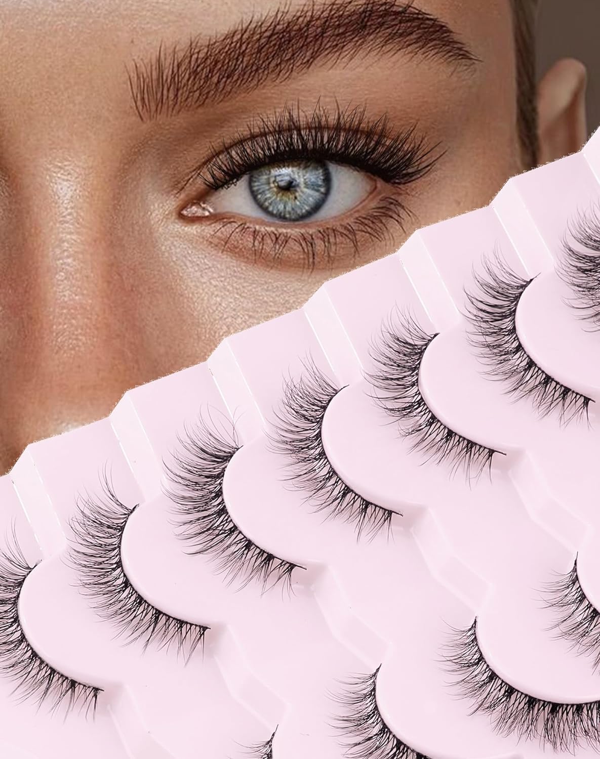Onlyall cils-naturels-effet-plume: regard subtil et naturel au quotidien.