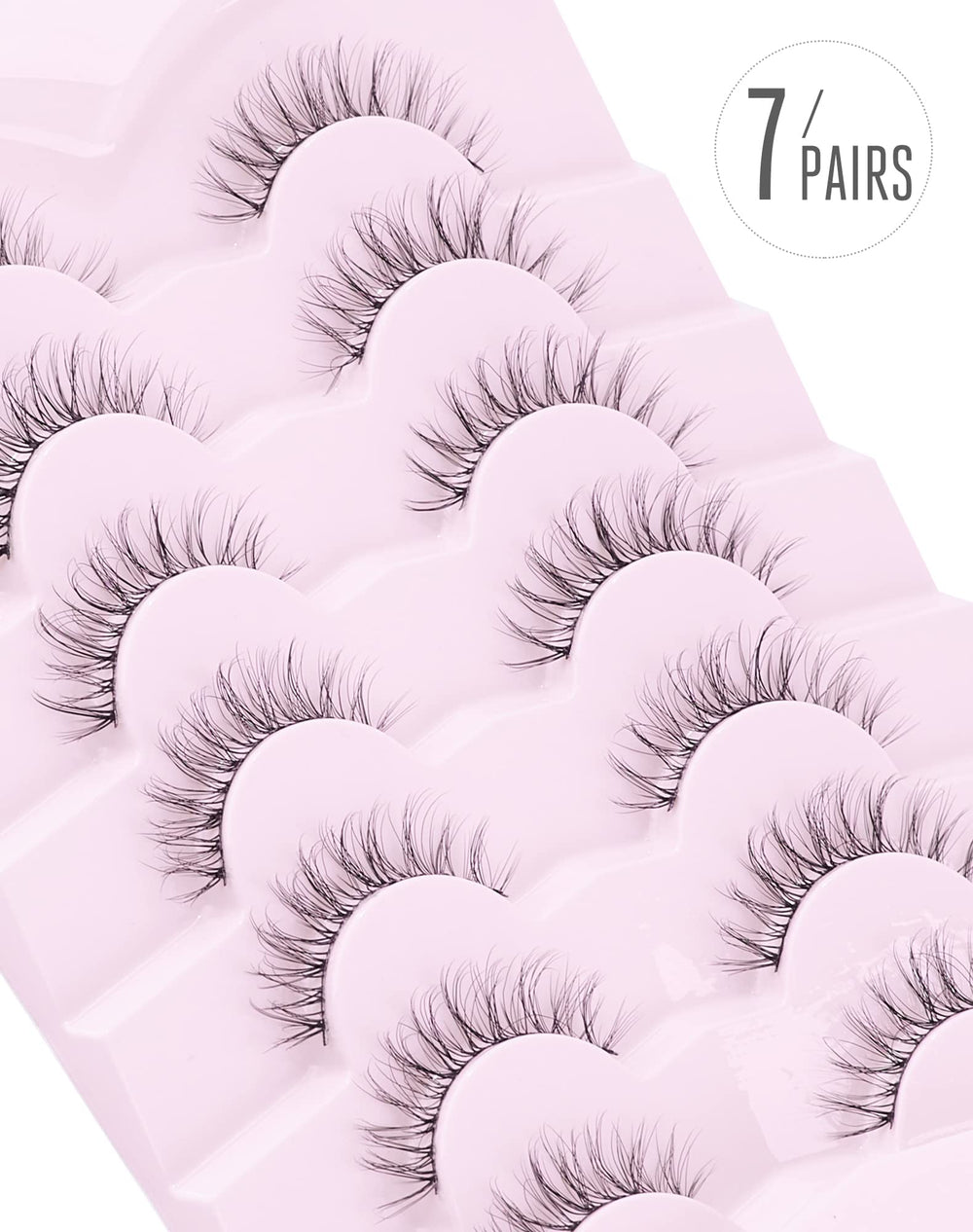 Onlyall Cils naturels, adaptés à toutes les formes d’yeux pour une allure homogène.