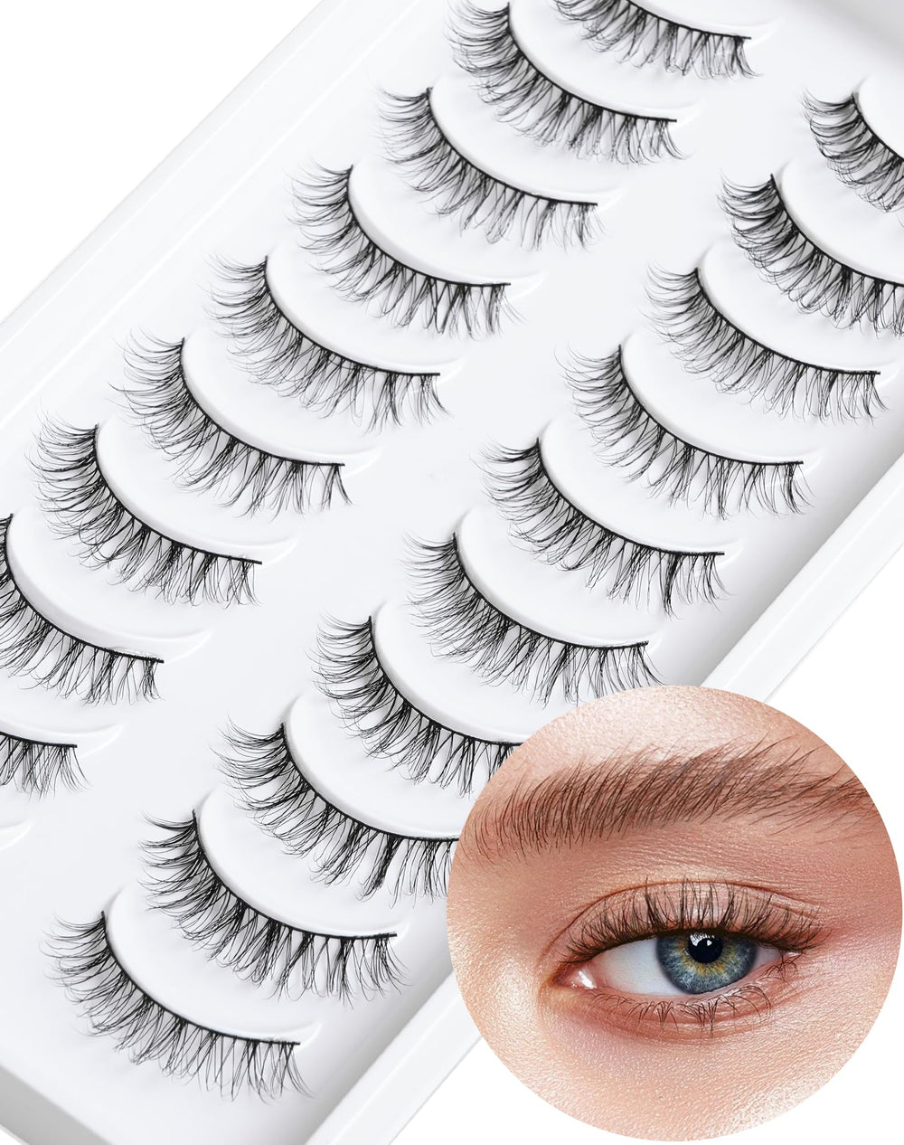 Onlyall cils naturels idéal pour photos et mariages pour un regard subtil.