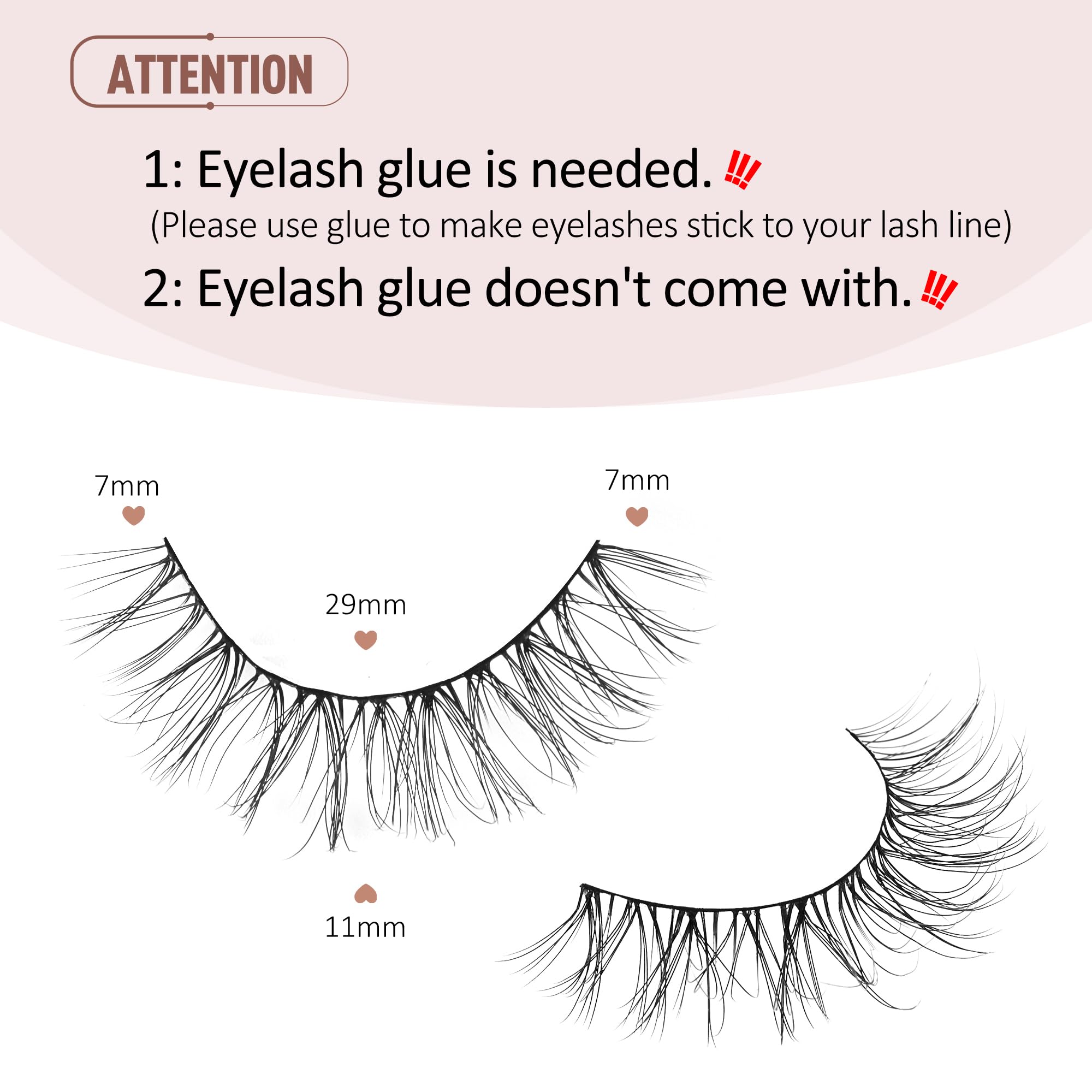 Onlyall Cils, poids plume, sensation légère tout au long de la journée.