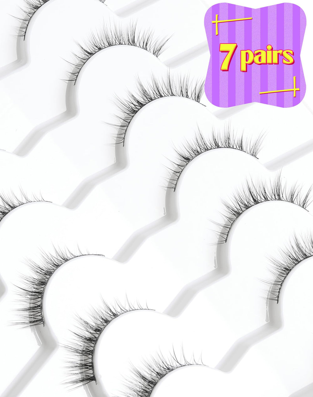 Onlyall cils naturels reutilisables jusqu a 15-20 fois