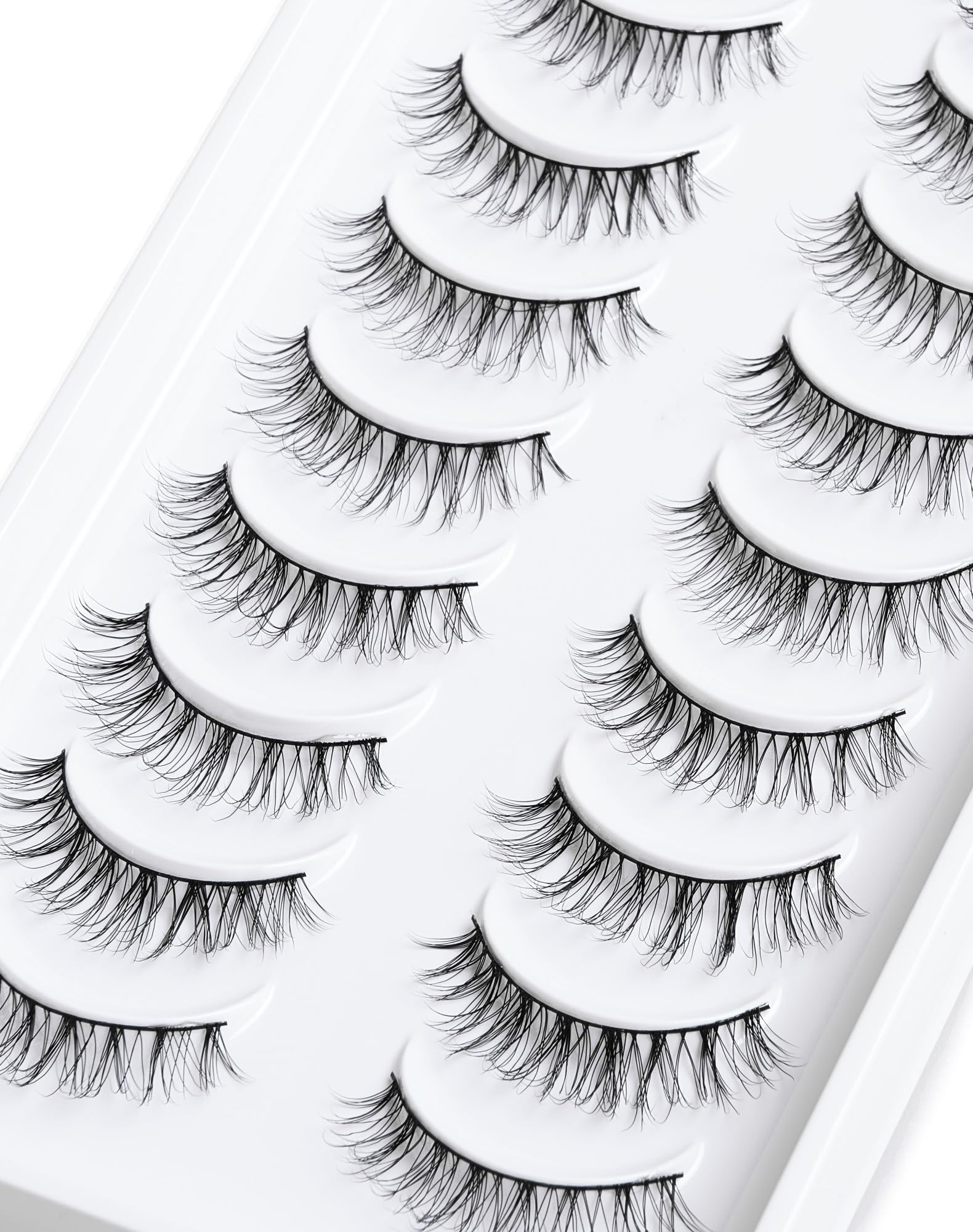 Onlyall cils naturels réutilisables 15–20 fois avec entretien approprié.