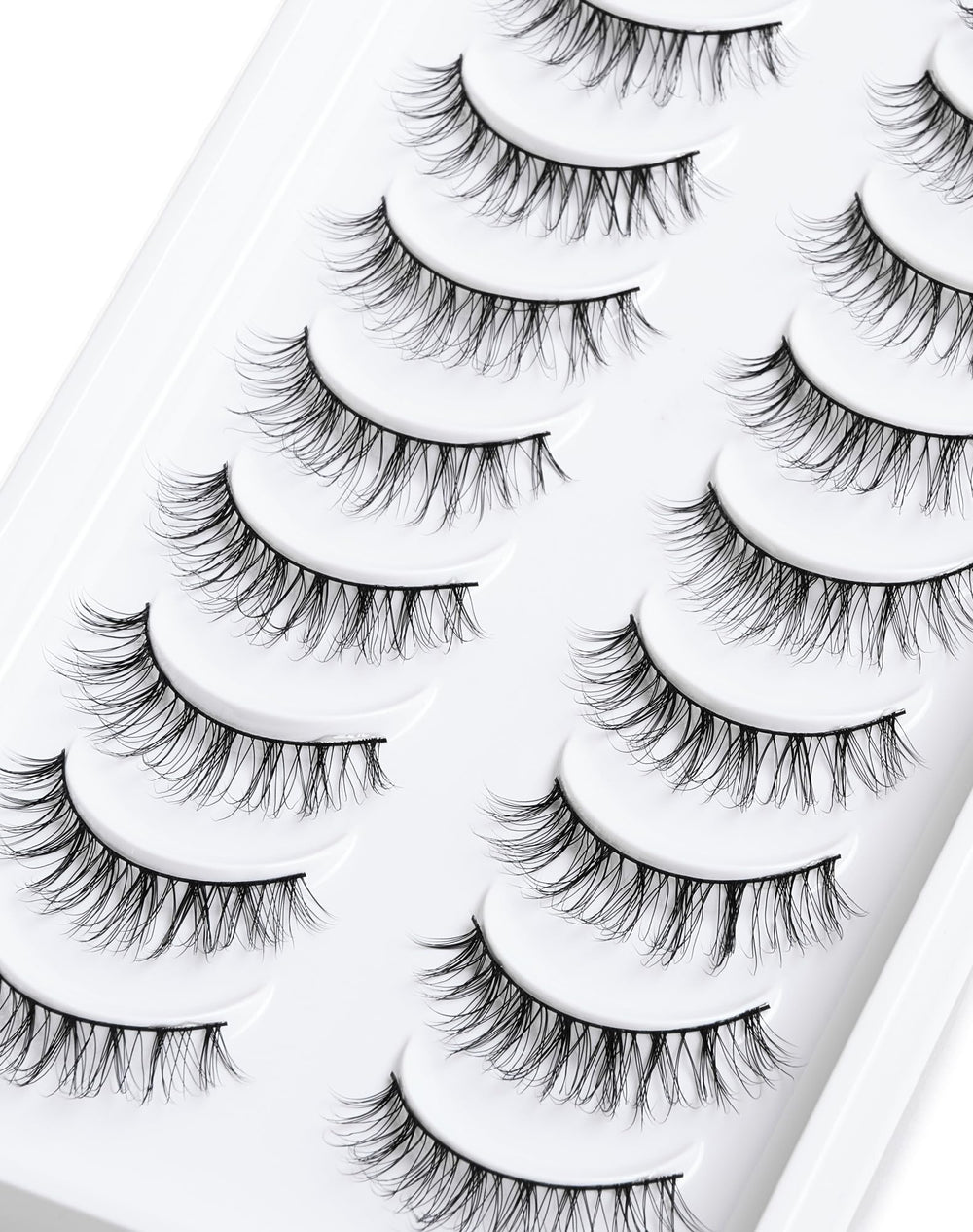 Onlyall cils naturels réutilisables 15–20 fois avec entretien approprié.