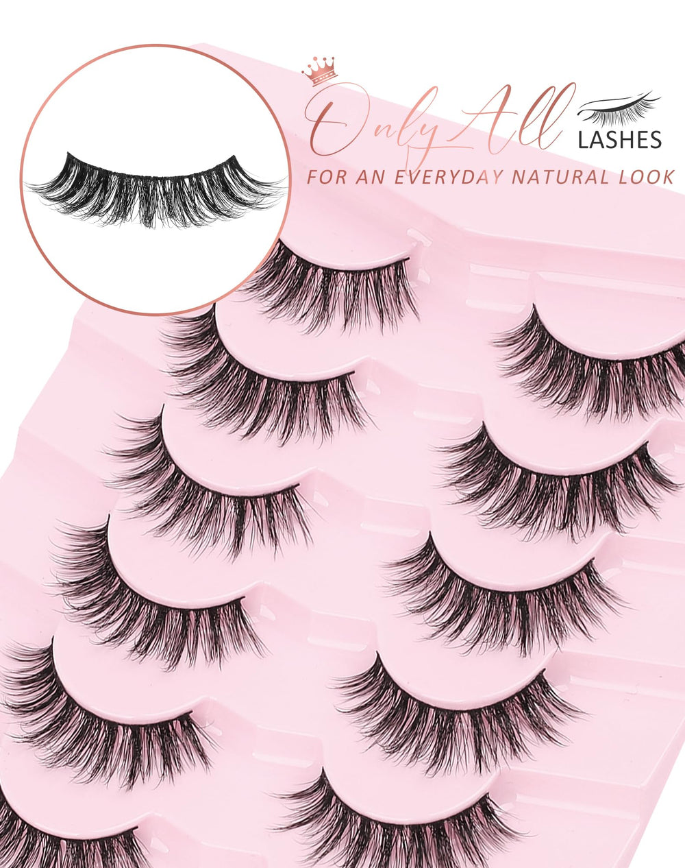Onlyall cils wispy application facile et rapide pour gagner du temps
