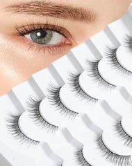 Onlyall cils-naturels wispy bande-mince, regard discret et léger.