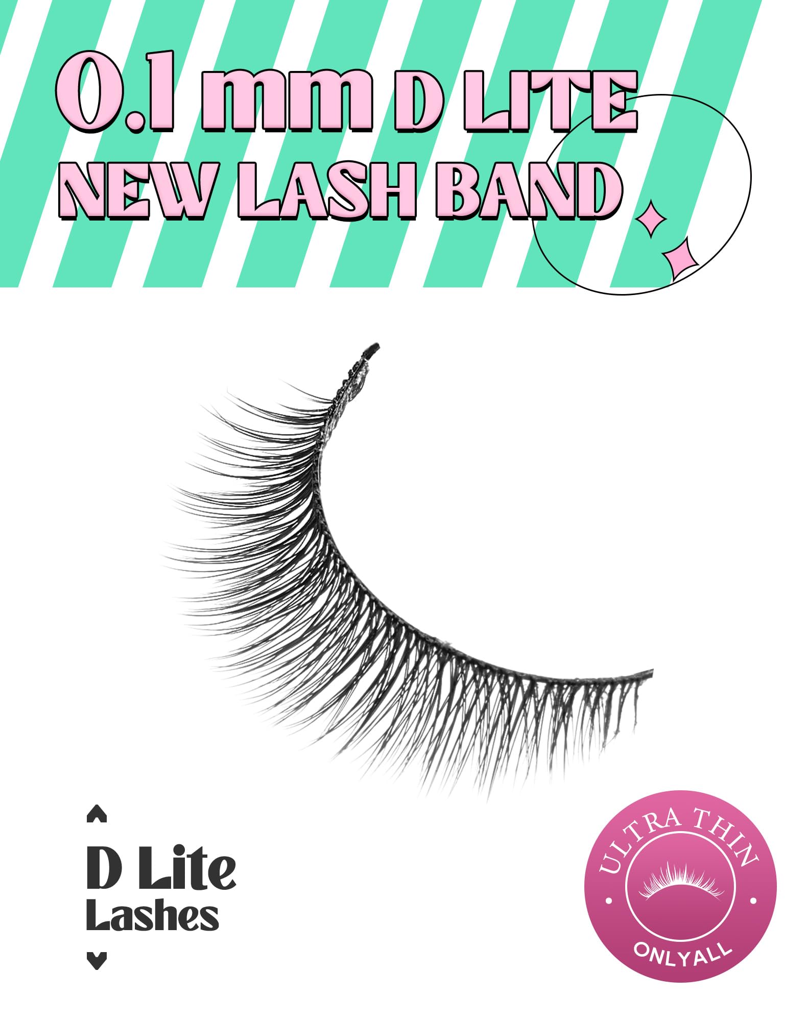 Onlyall cils poids plume, sensation douce et naturelle.