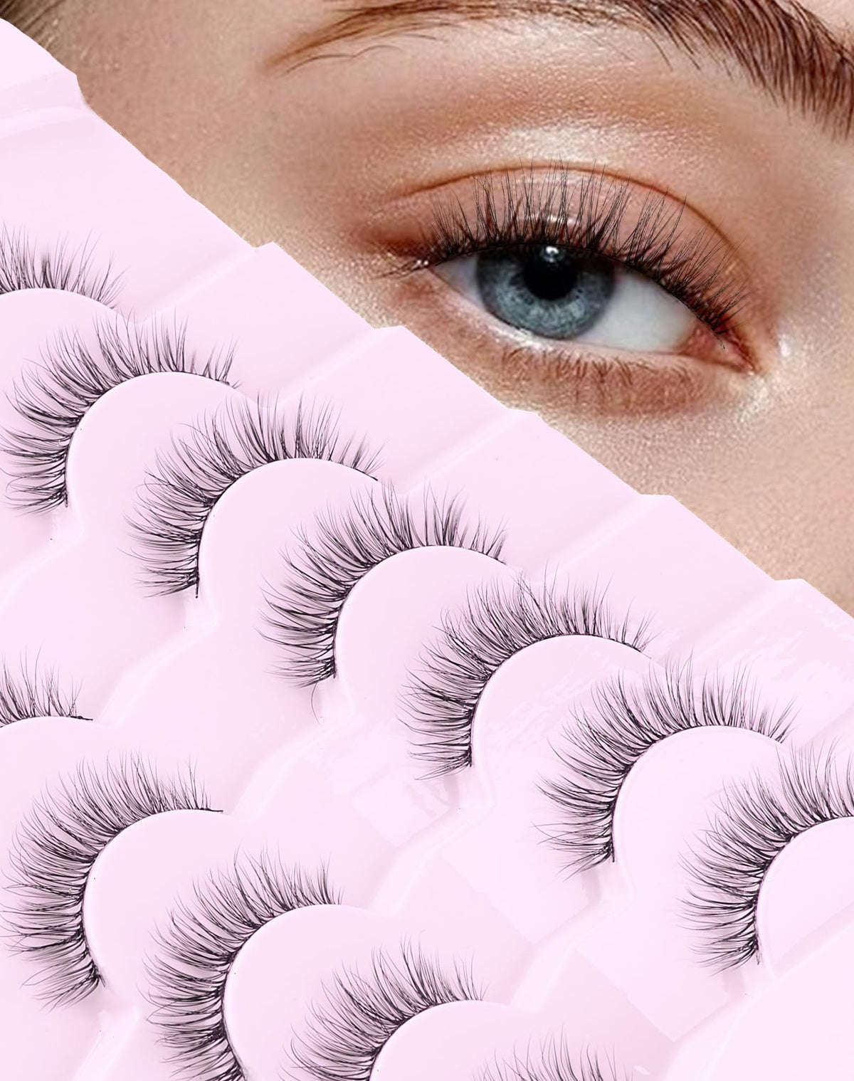 Onlyall Wispy Cils – bande ultra-fine pour un rendu naturel et léger