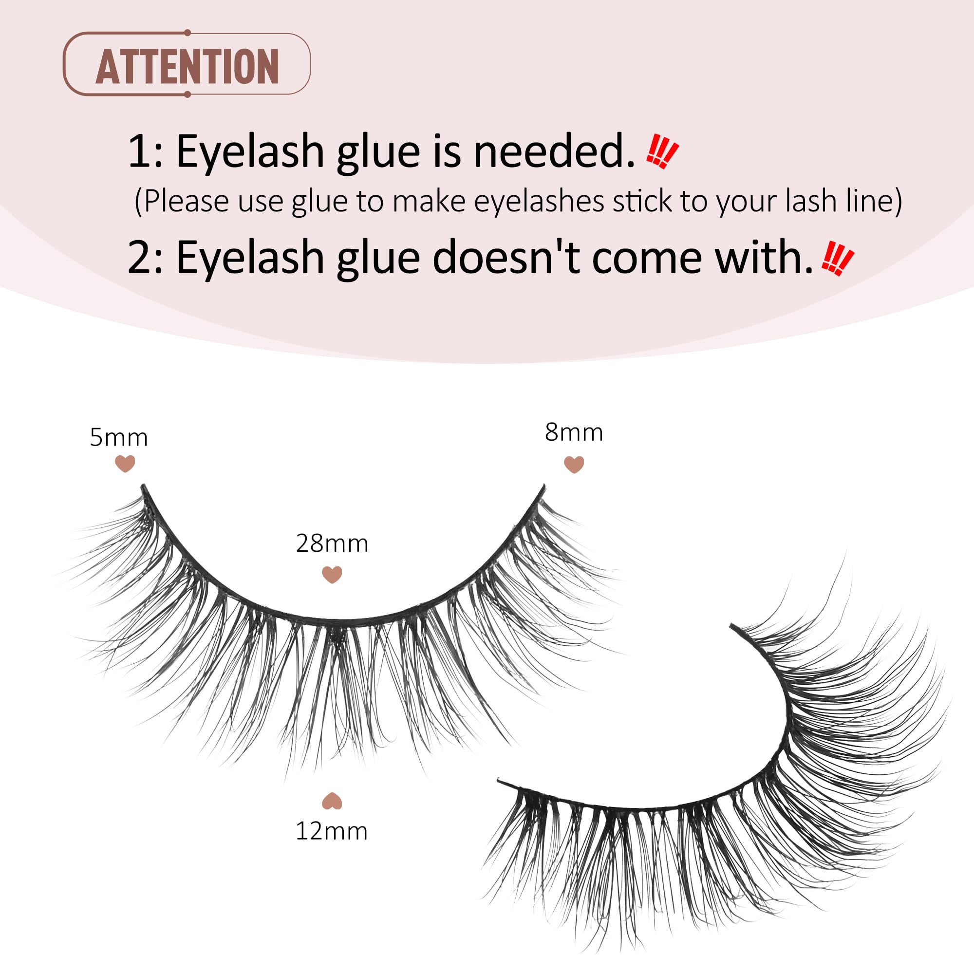 Onlyall Wispy Cils – fibres ultra-fines procurant une sensation légère et confortable