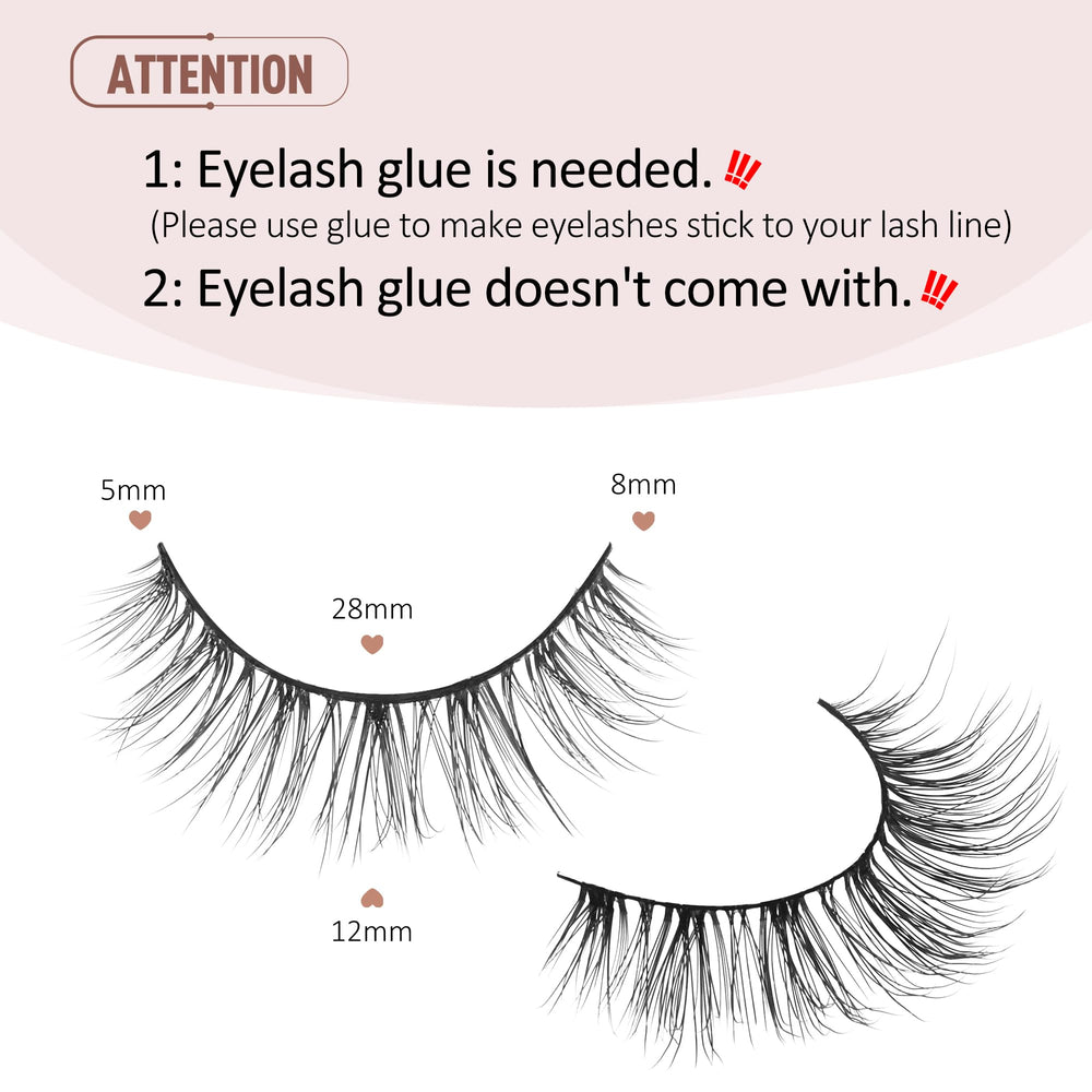 Onlyall Wispy Cils – fibres ultra-fines procurant une sensation légère et confortable