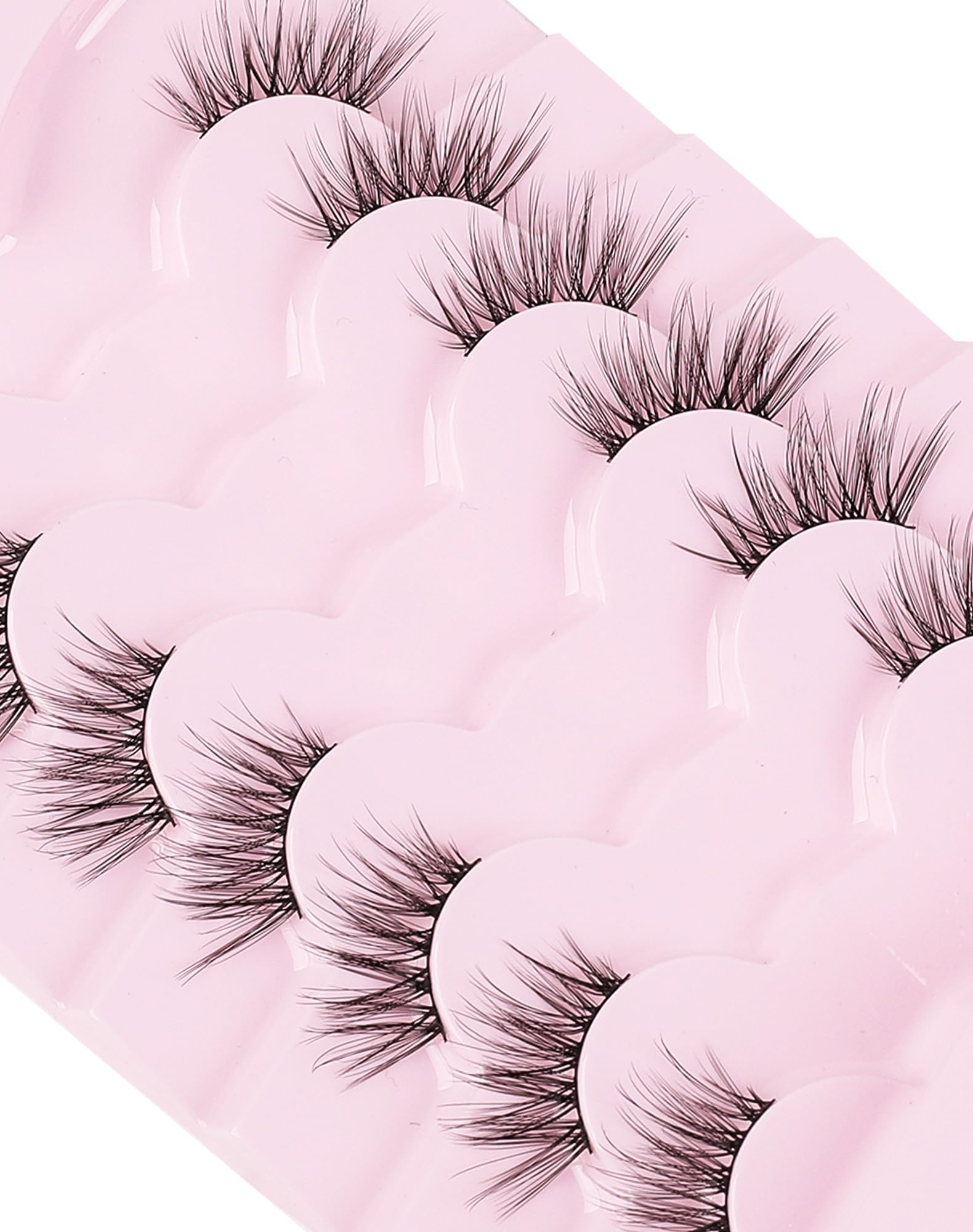 Onlyall look naturel cils demi-longueur pour un effet discret