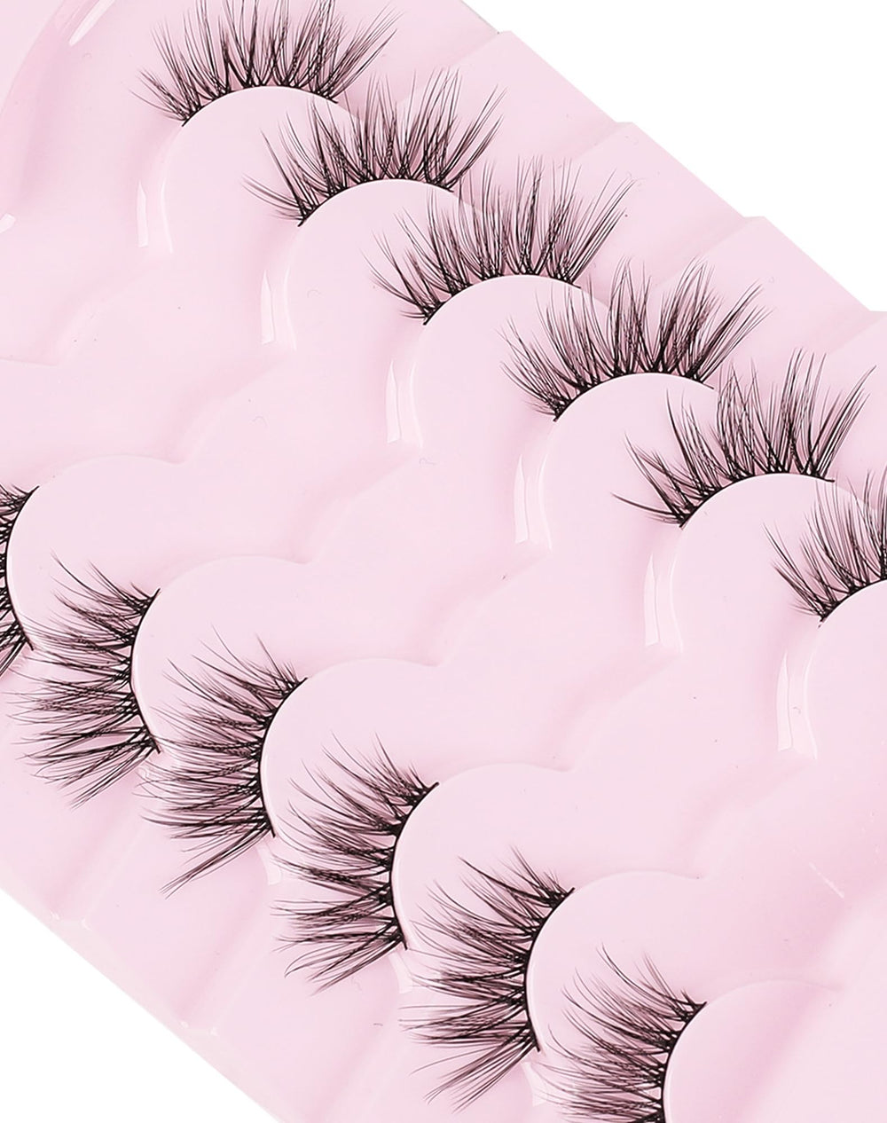 Onlyall look naturel cils demi-longueur pour un effet discret