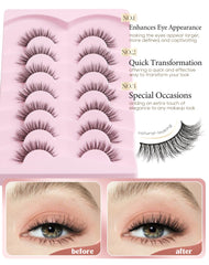 Onlyall Wispy 1 – s’adapte à tous types d’yeux pour une pose facile.