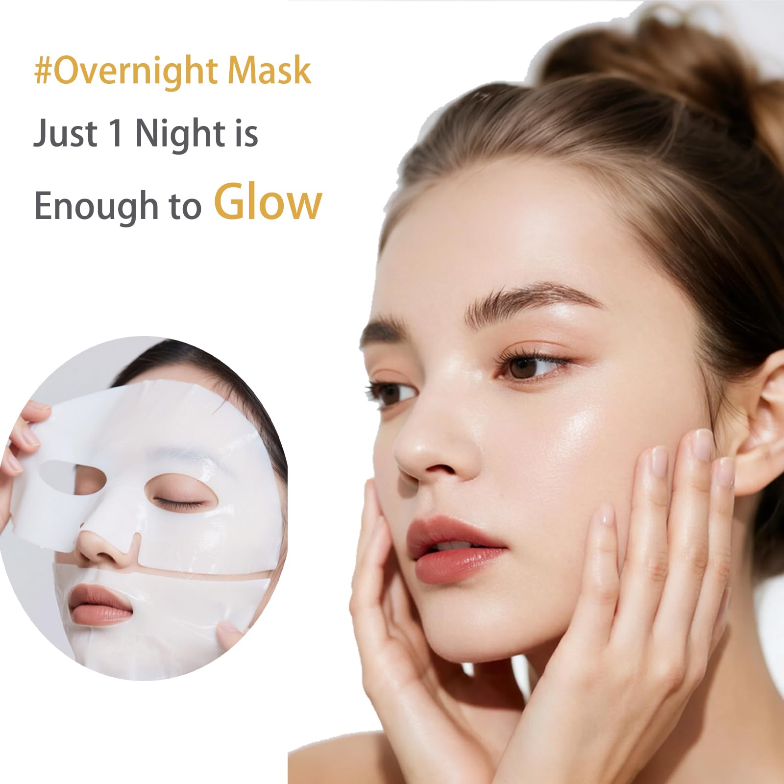 ONMYLOVIN adhésion supérieure du masque: couverture homogène du visage.