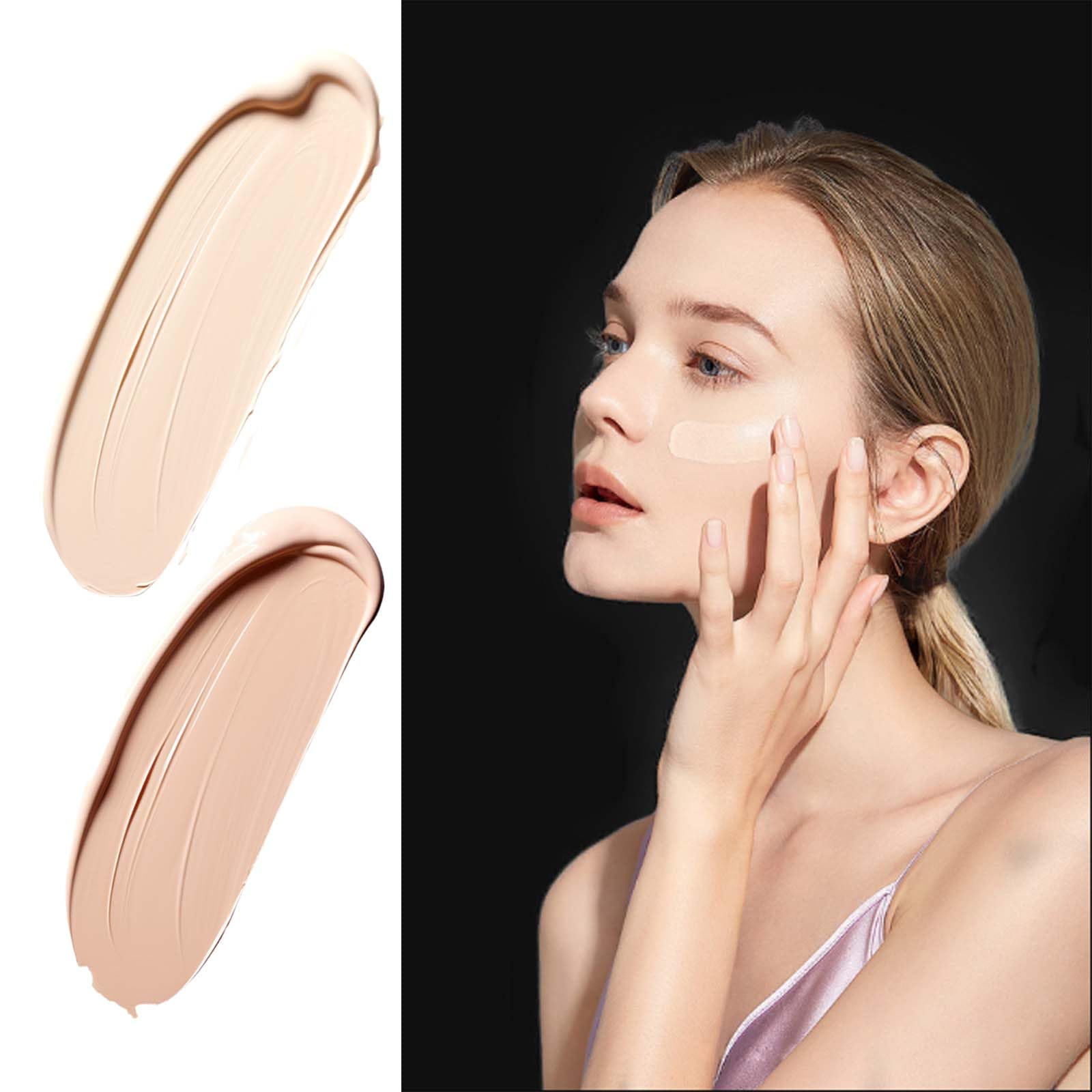 ONMYLOVIN Texture crème hydratante yeux hydratation légère pour un regard frais.