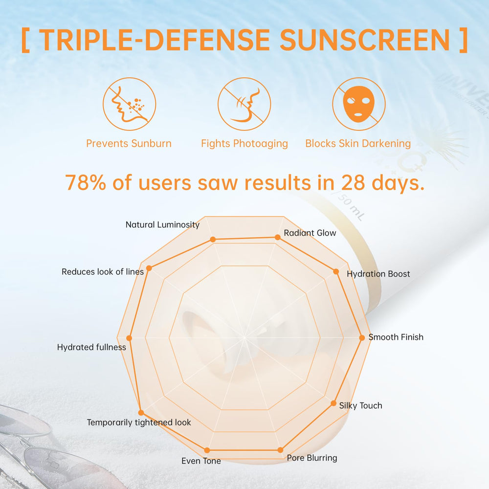 ONSART tinted sunscreen in a makeup bag ready for on-the-go touch-ups.