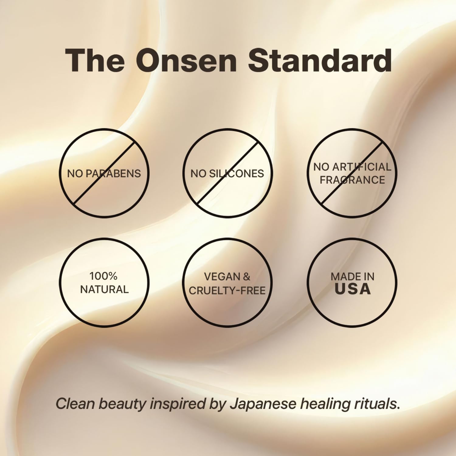 Application rapide et sans graisse, soin Onsen Secret