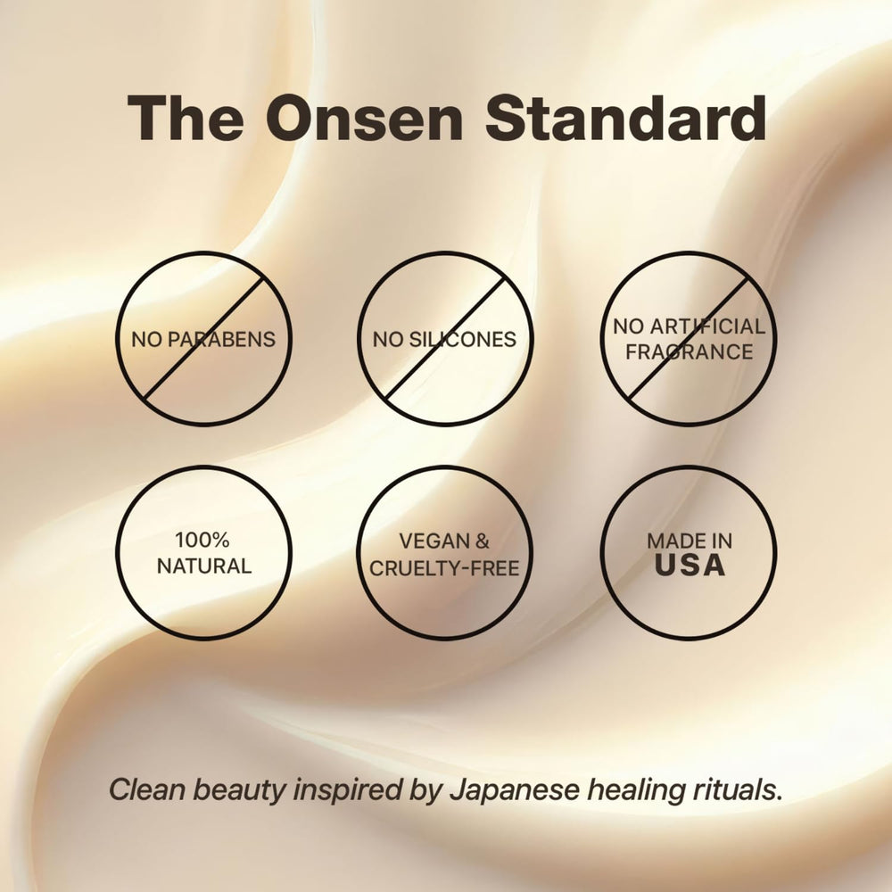 Application rapide et sans graisse, soin Onsen Secret