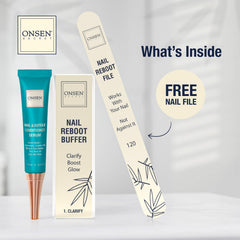 Crème cuticule Onsen Secret, texture riche pour cuticules et contours des ongles.