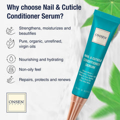 Crème soin mains-cuticules Onsen Secret pénètre vite et apaise.