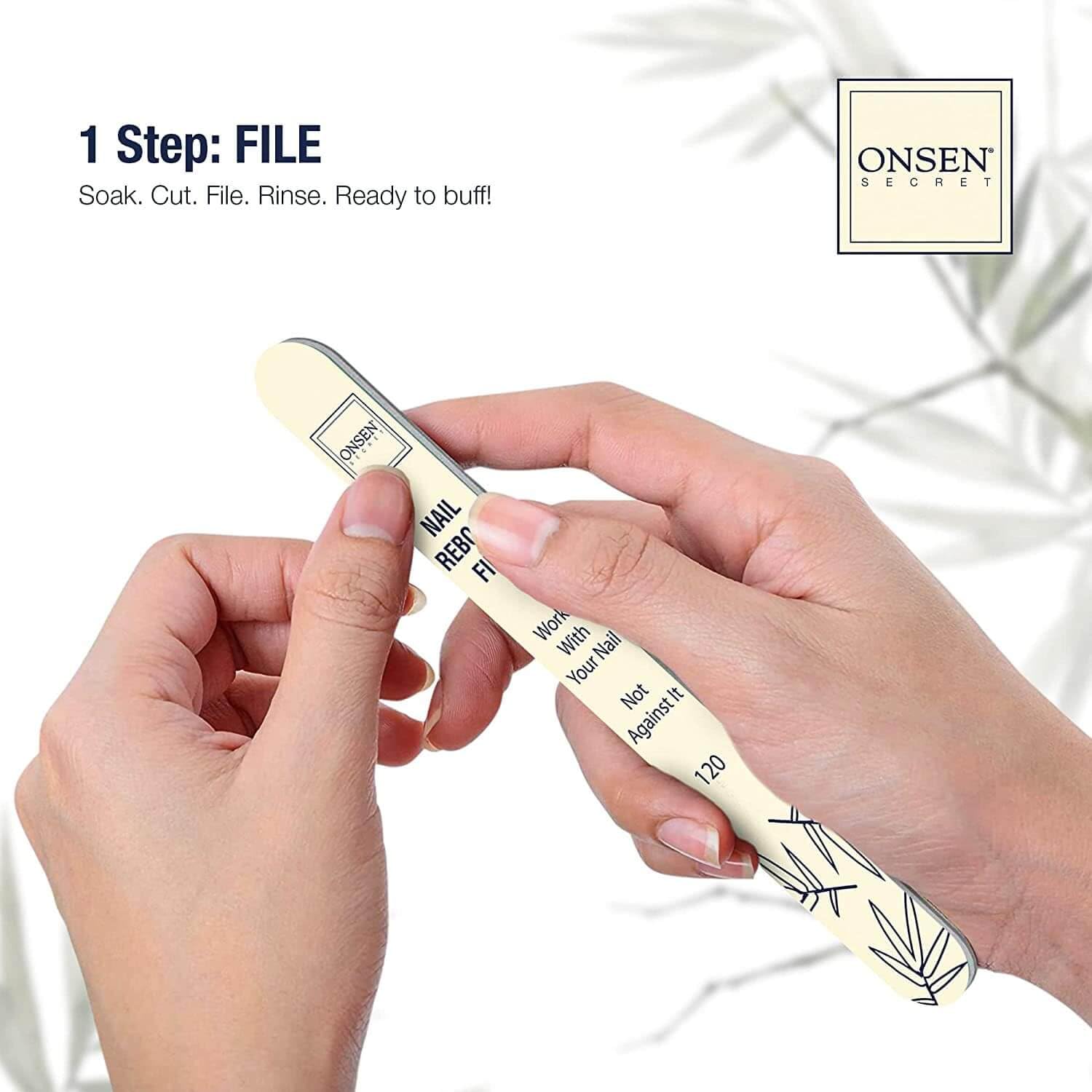 Bloc polissage Onsen Secret – élimine les imperfections sans fragiliser.