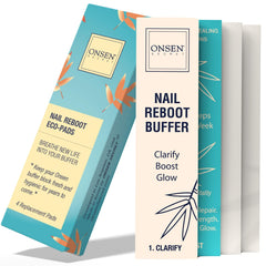 Onsen Secret tampons remplacement bloc ponce ensemble pratique pour entretien des ongles
