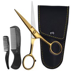 Ontaki ciseaux barbe moustache 5 pouces pour des coupes précises et propres.