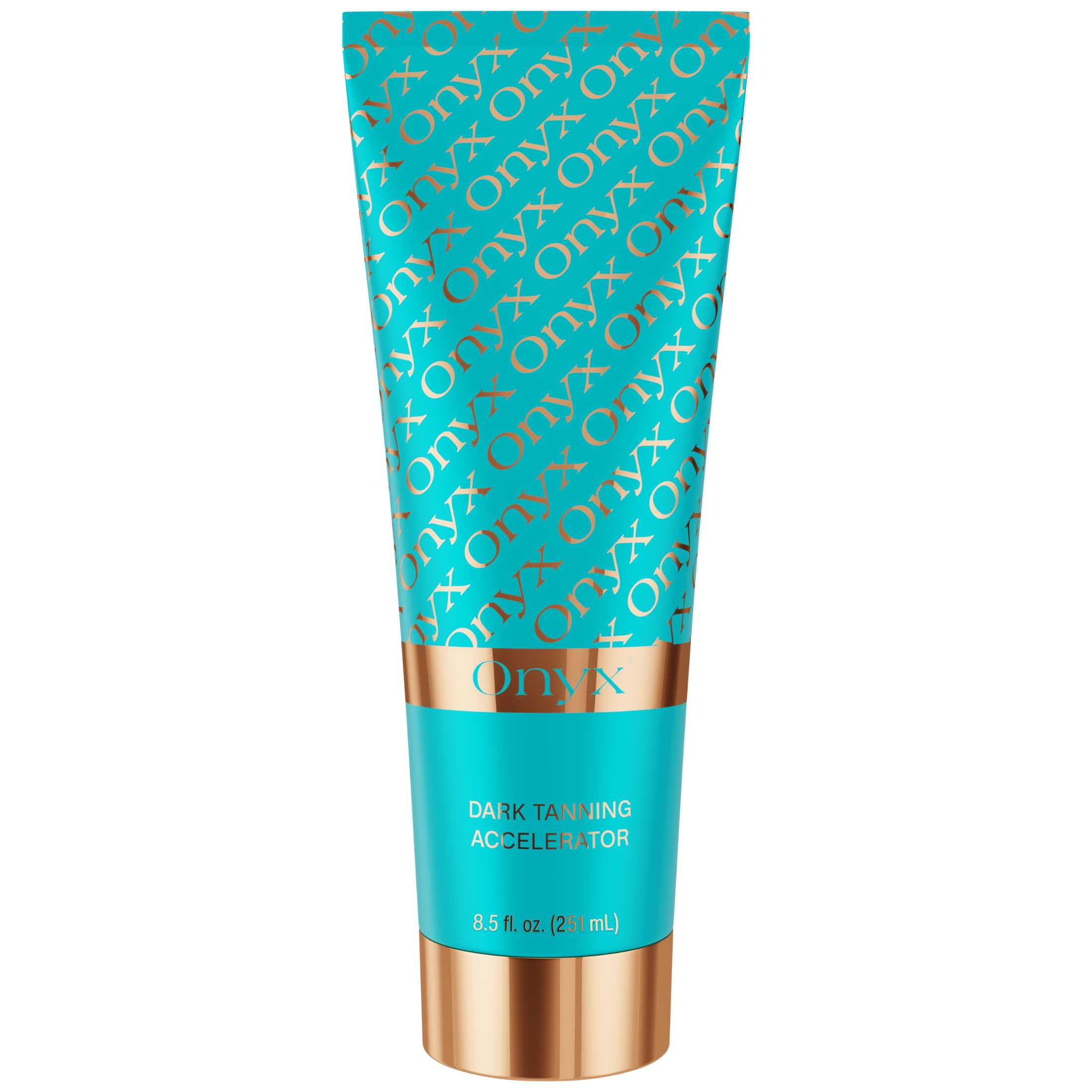 Onyx accelereur bronzage sombre bouteille en vedette pour un teint doré