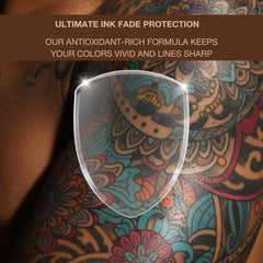 Onyx lotion bronzage sécurisé tatouages – protection contre la décoloration des tatouages.