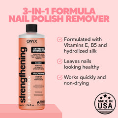Onyx Professionnel dissolution-vernis-paillettes: retire le vernis pailleté sans dessécher.