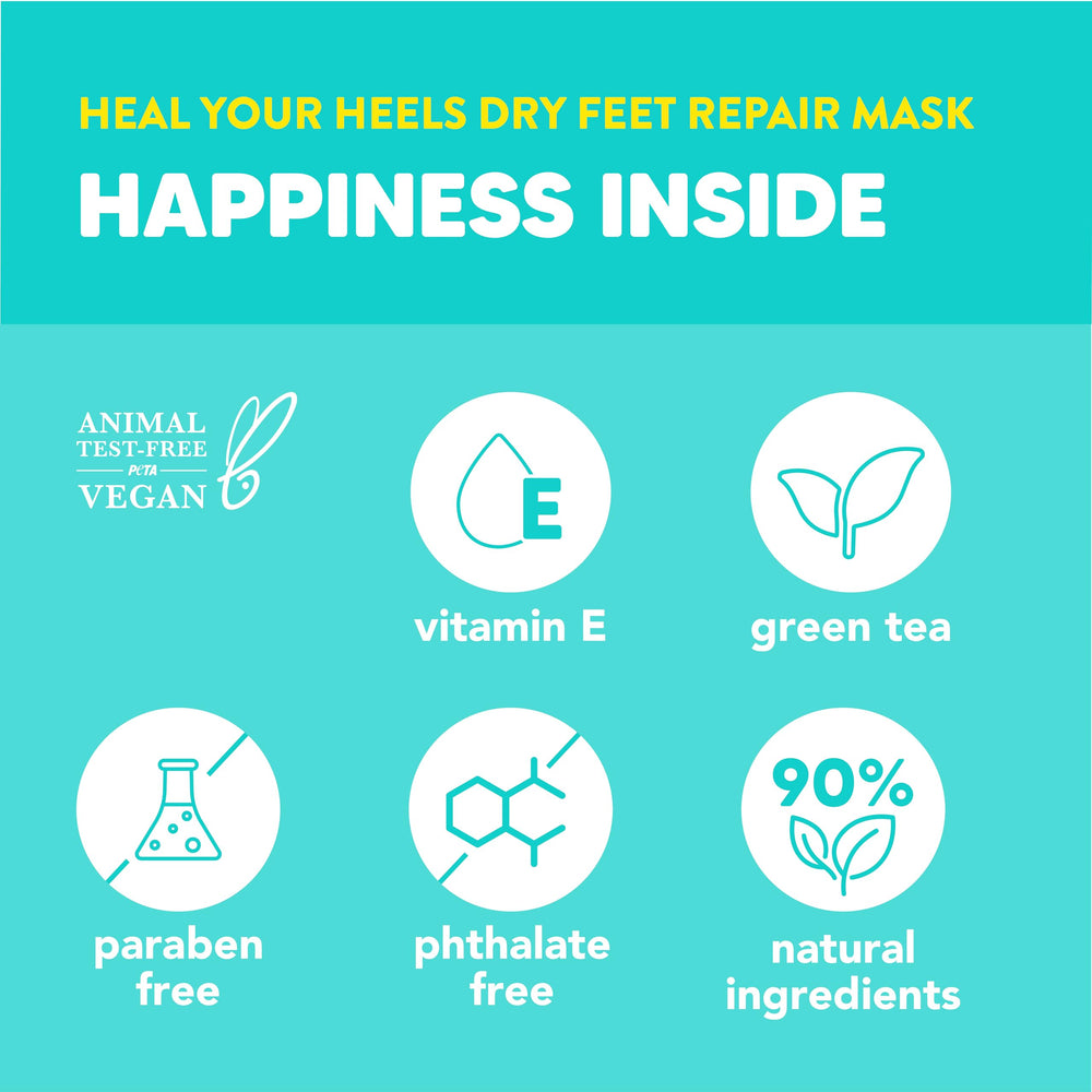 Onyx masque-pieds: application et absorption rapide.