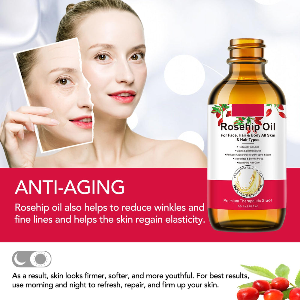 Onznoz soin huile rose musquée – routine beauté simple et naturelle.
