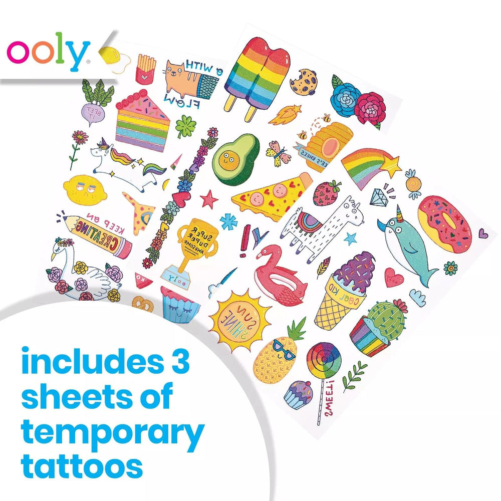 Tatouages Ooly sans nocifs pour enfant, utilisation sûre.
