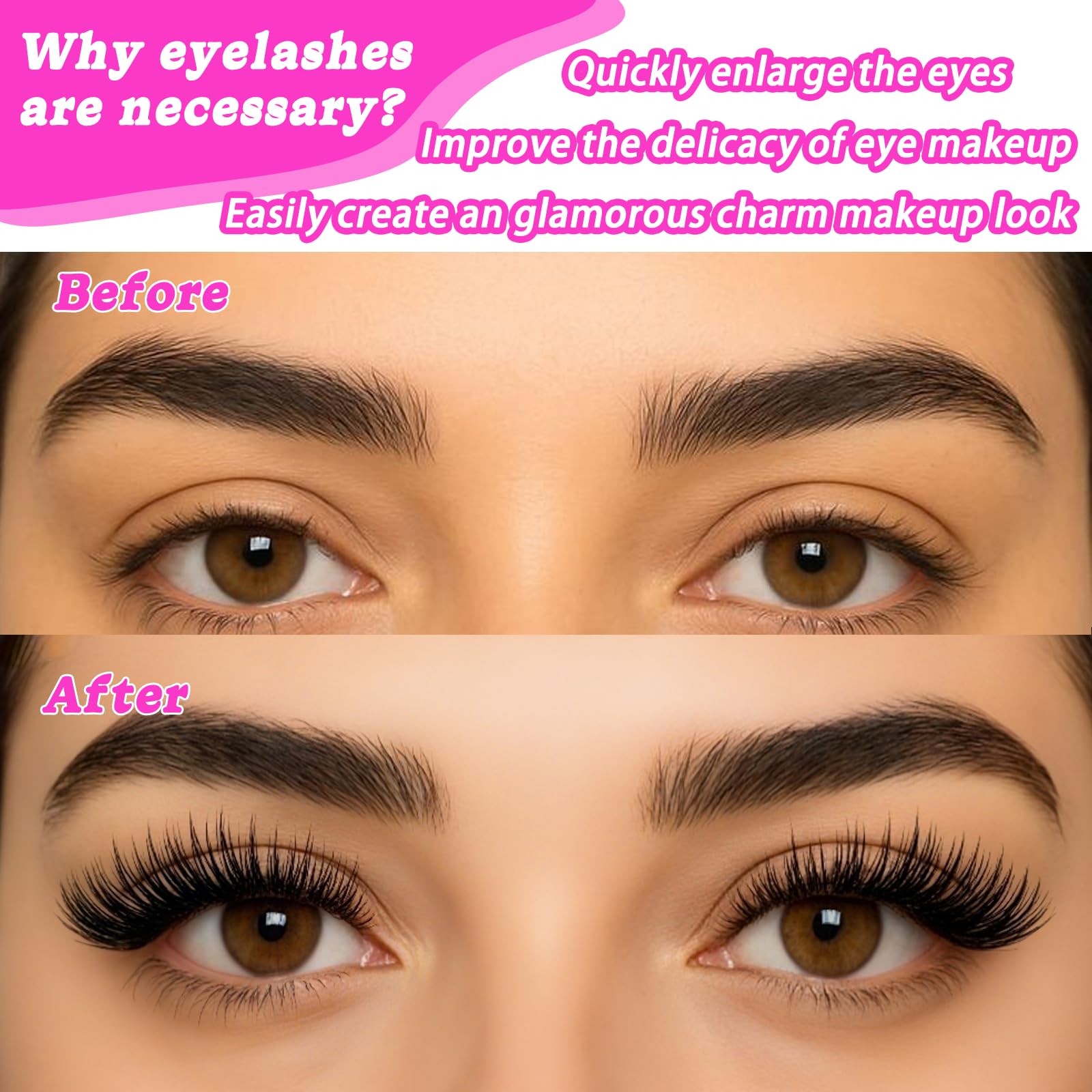 OOPPOO Manga Lash Clusters kit dense et économique pour look volumineux