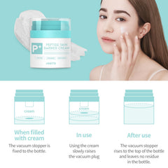 ootd crème-peptide application visage – facile à appliquer sur le visage.