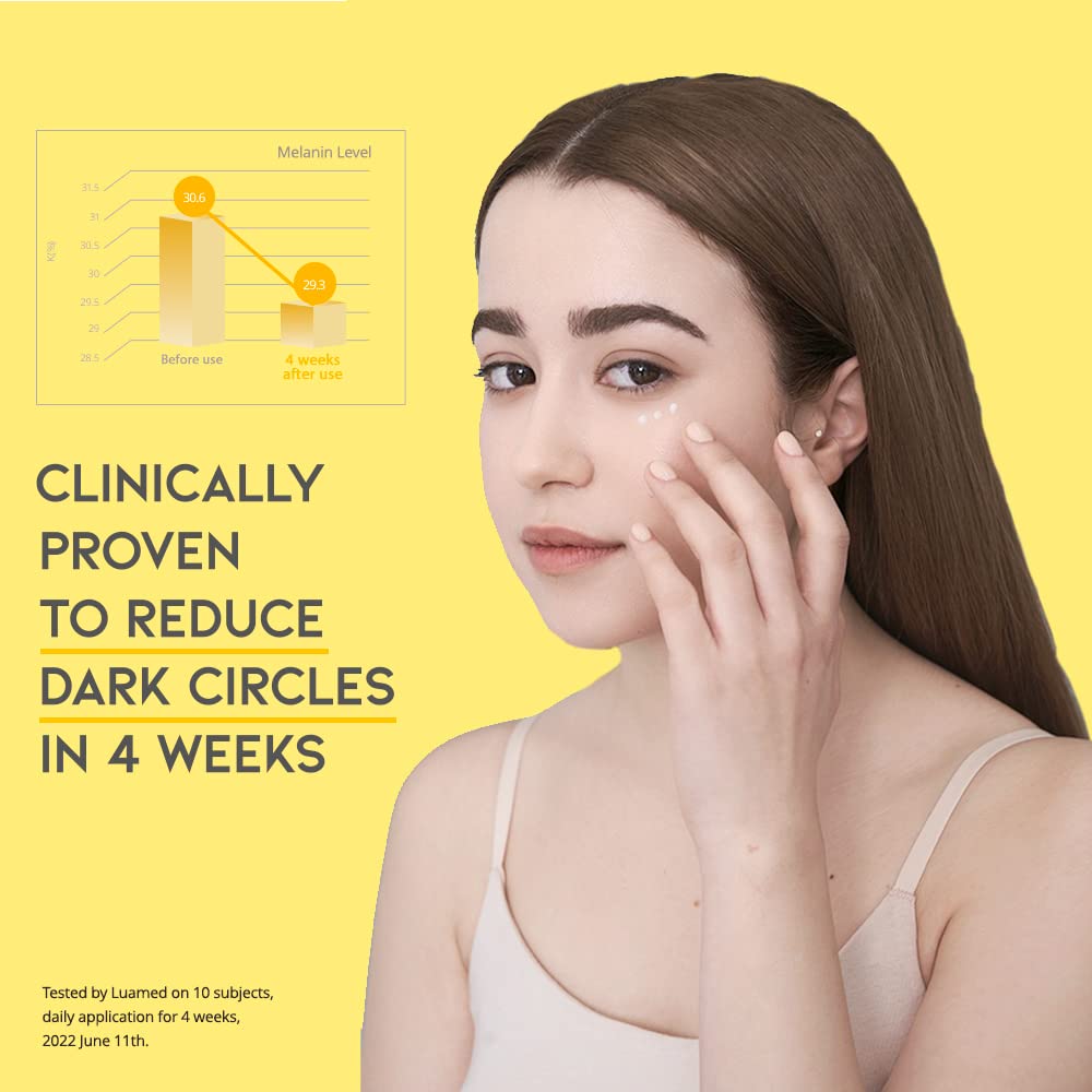 Ingrédients vitamine C OOTD – antioxydant protégeant et revitalisant le contour des yeux.
